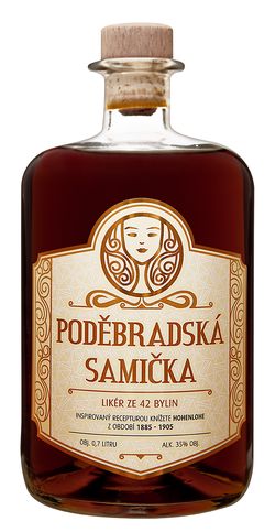 Poděbradská samička 35% 0,7L