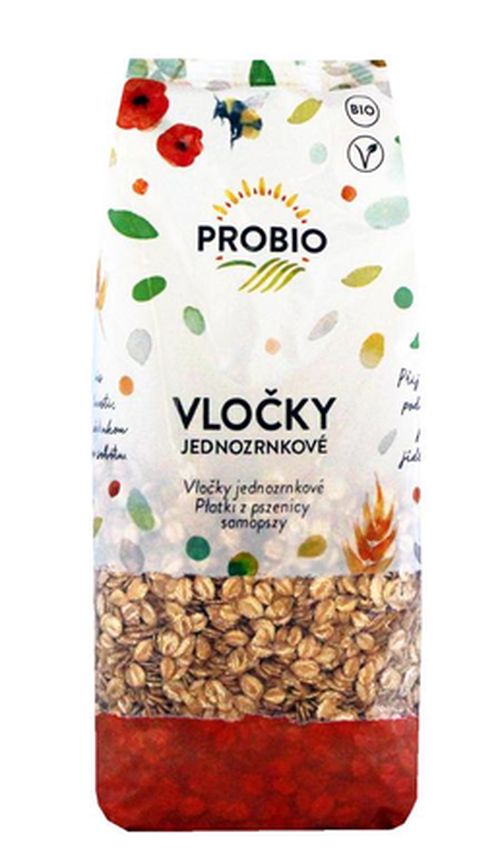 PRO-BIO obchod.spol. s r.o. Vločky jednozrnkové 250 g BIO PROBIO