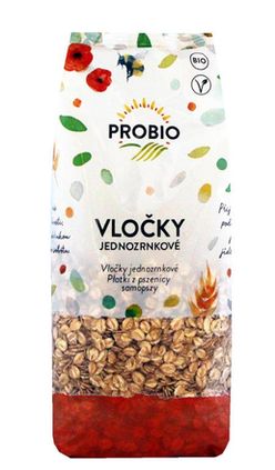 PRO-BIO obchod.spol. s r.o. Vločky jednozrnkové 250 g BIO PROBIO