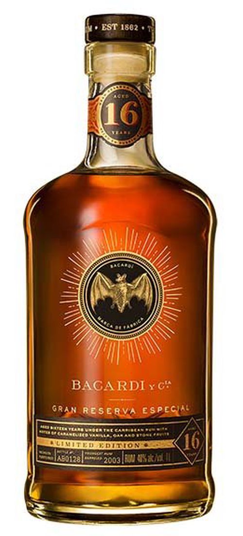 Bacardi 16y 1l 40% / Americký bílý dub