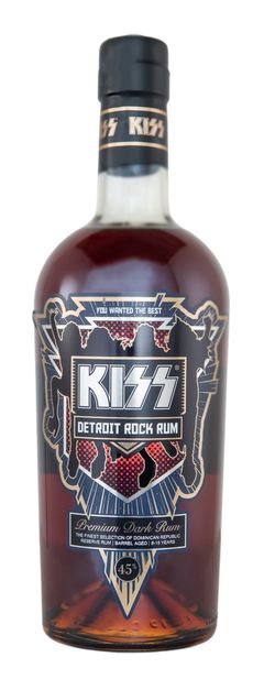 Brands for Fans Kiss Detroit Rock Rum 45% 0,7l