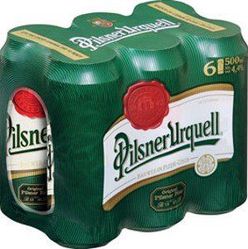 Pilsner Urquell 0,5l 4x multipack 6x0,5l plech