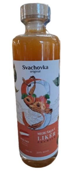 Svachovka Meruňkový likér Premium 0,5l 20%