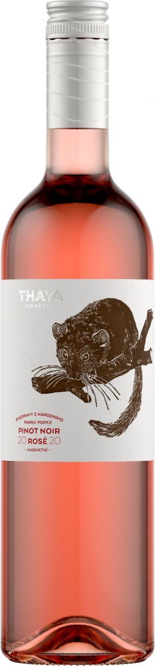 Thaya Pinot Noir ROSÉ Kabinetní 2020 0,75l 11%