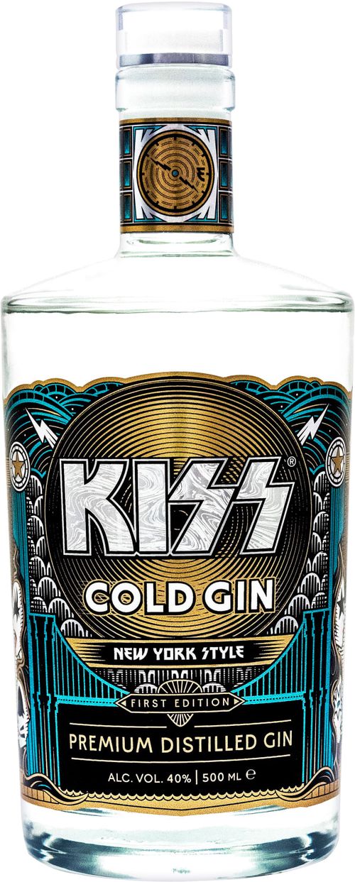 Kiss Cold Gin New York Style 40% 0,5l