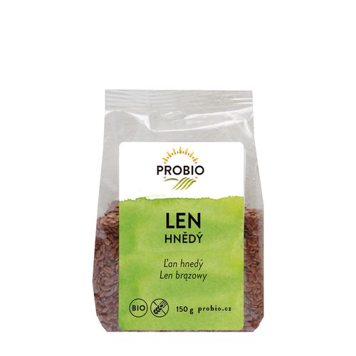 PRO-BIO obchod.spol. s r.o. Len hnědý  150 g BIO PROBIO