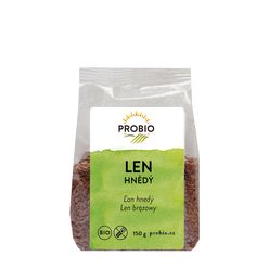 PRO-BIO obchod.spol. s r.o. Len hnědý  150 g BIO PROBIO