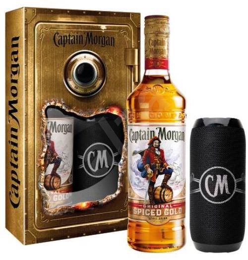 Captain Morgan Spiced Gold 35 % 0,7l + 1x bluetooth reproduktor