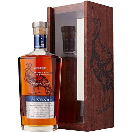 Wild Turkey Diamond Anniversary 0,75l 45,5% Dřevěný box