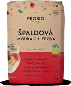 PRO-BIO obchod.spol. s r.o. Mouka špaldová chlebová 1 kg BIO