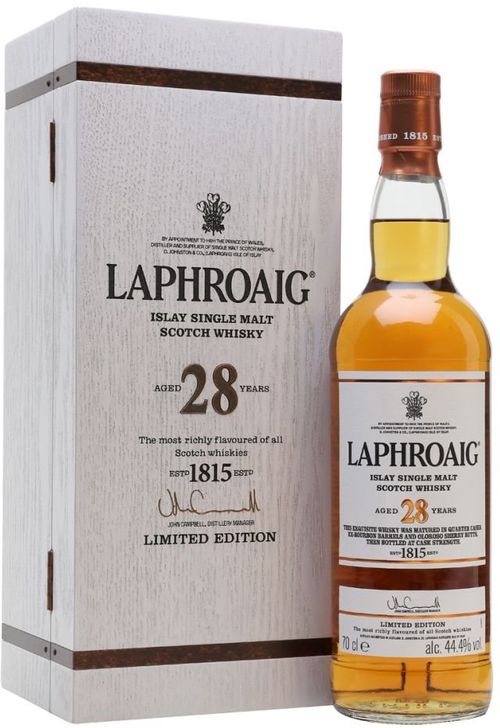 Laphroaig Cask Strength 28y 0,7l 44,4% GB L.E. / Rok lahvování 2018