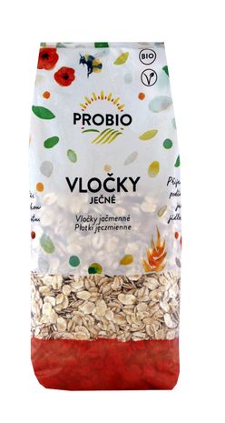 PRO-BIO obchod.spol. s r.o. Vločky ječné 250 g BIO PROBIO