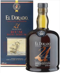 El Dorado 21yo 43% 0,7l