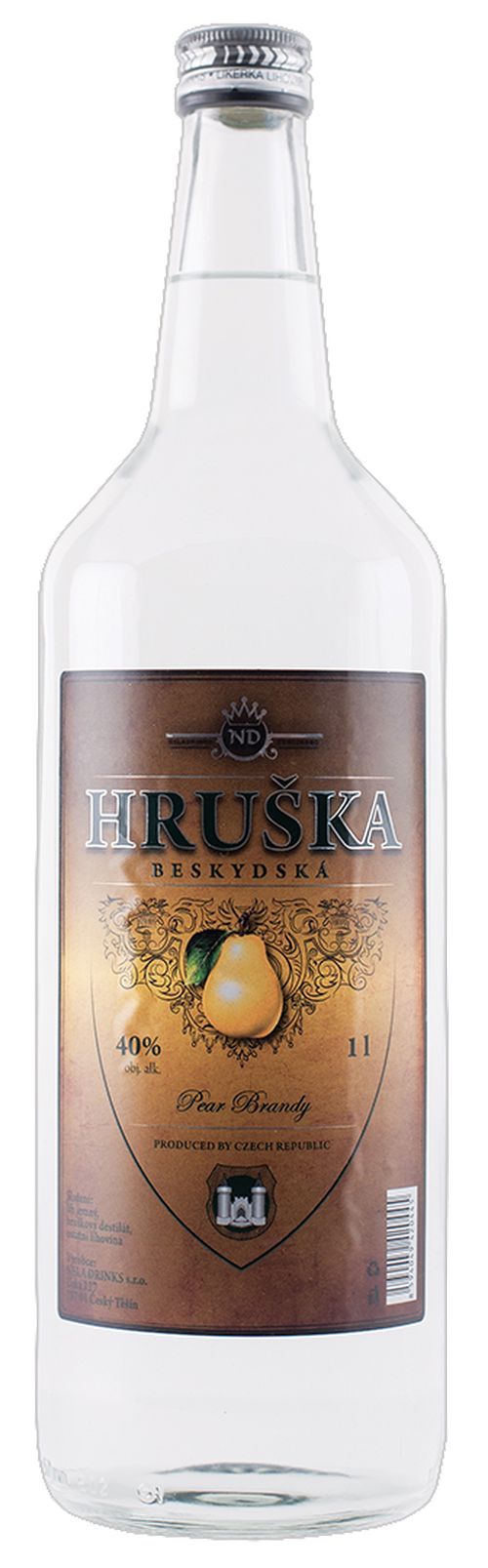 Nela Drinks Beskydská hruška 40% 1L