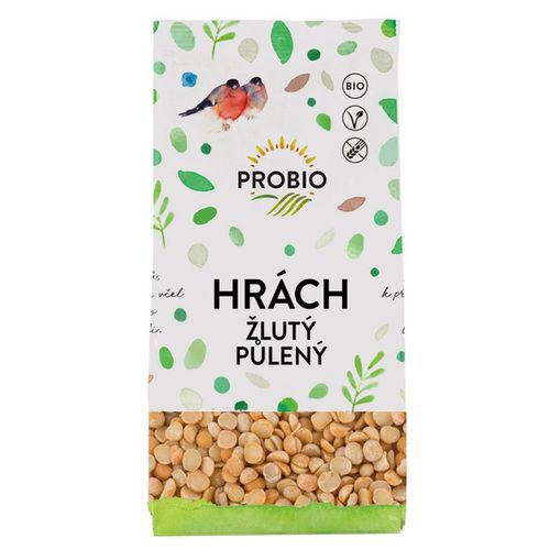 PRO-BIO obchod.spol. s r.o. Hrách žlutý půlený 500 g BIO