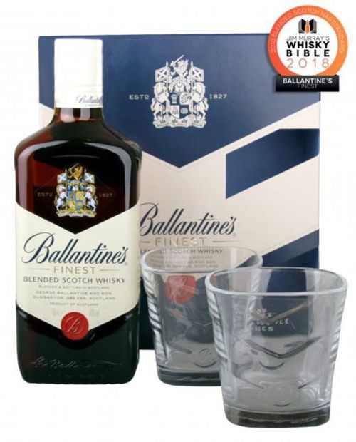 Ballantine's 0,7l 40% + 2x sklo GB 2017