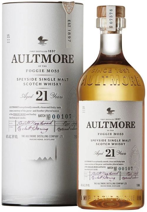 Aultmore 21y 0,7l 46% Tuba