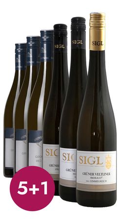 Výběr z odrůdy Grüner Veltliner - akce 5+1 ZDARMA