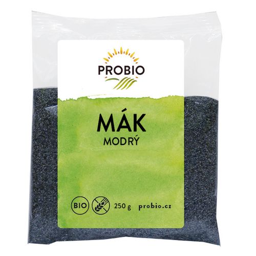 PRO-BIO obchod.spol. s r.o. Mák modrý Bio 250 g PROBIO