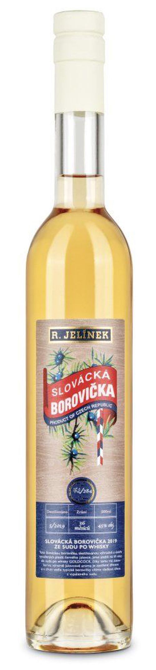 Slovácká borovička ze sudu po whisky 45% 0,7L