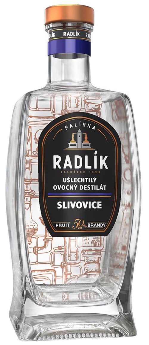 Radlík Slivovice 50% 0,5L
