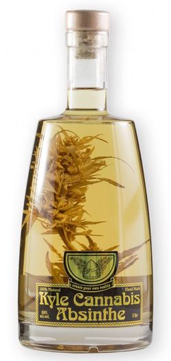 Bairnsfather Absinthe Kyle Cannabis 55% 1L - absint s marihuánou