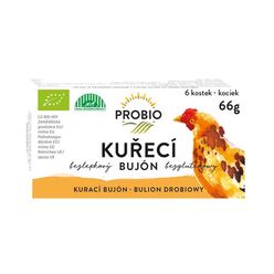 PRO-BIO, obchodní společnost s r.o. Bujón kuřecí kostky 6 x 0,5l 66 g BIO