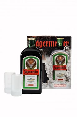 Jägermeister 0,7l 35% + 2x sklo GB