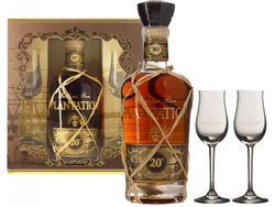 Plantation XO 20th Anniversary 40% 0,7l dárkové balení se sklenkami