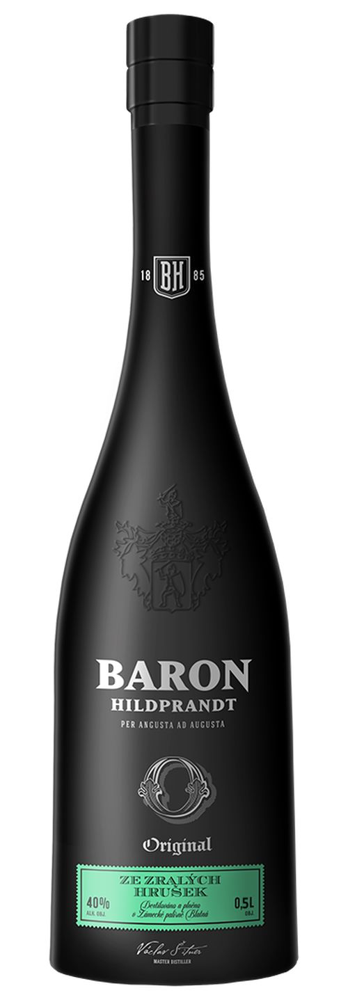 Baron Hildprandt ze zralých hrušek 40% 0,5L