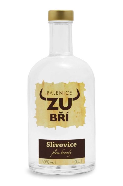 Slivovice Zubří 0,5l 50%