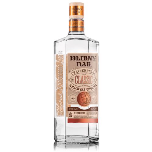 Hlibny Dar Gluten Free Vodka 40% 0,7l