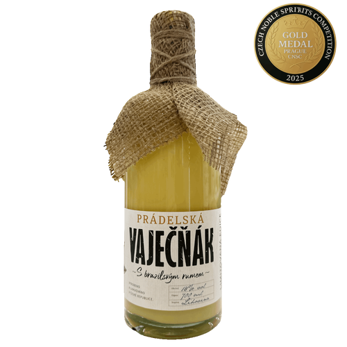 Prádelská vaječňák 18% 0,7L s rumem Jamel Cachaca