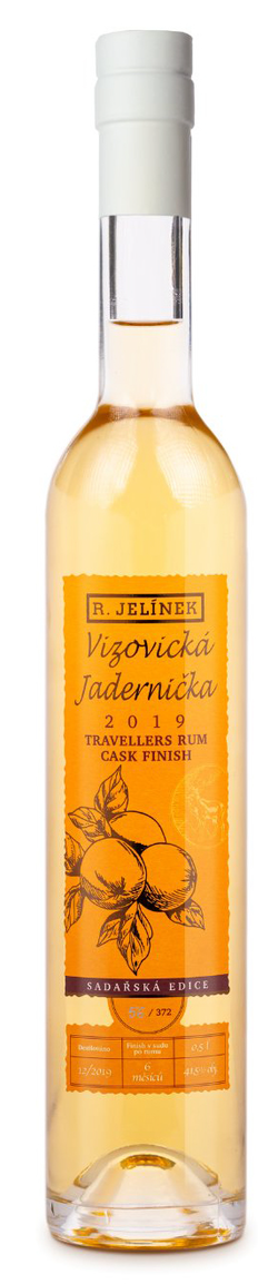 Vizovická jadernička ze sudu 2019 Travellers Rudolf Jelínek 41,5% 0,5L