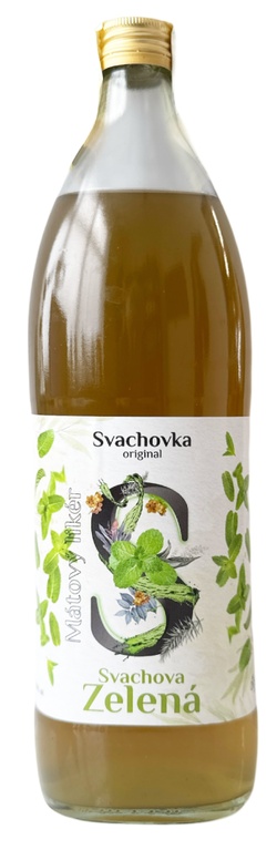 Svach zelená (mátový likér) 20% 1L