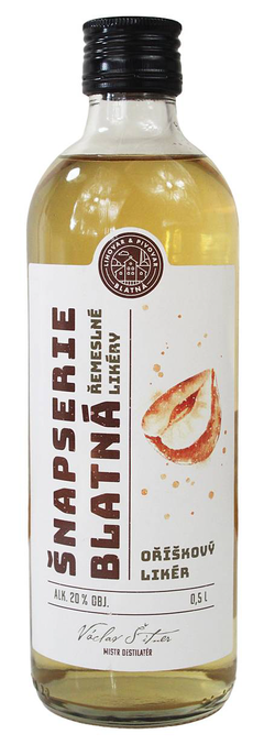 Šnapserie Blatná OŘÍŠKOVÝ likér 20% 0,5L