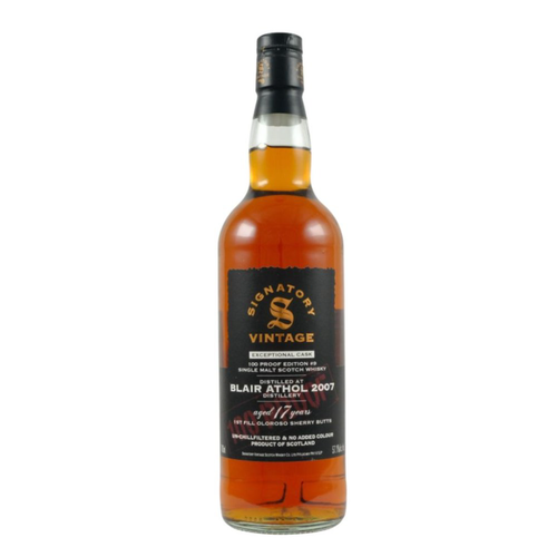 Signatory Vintage Blair Athol 2007 17y 0,7l 57,1%